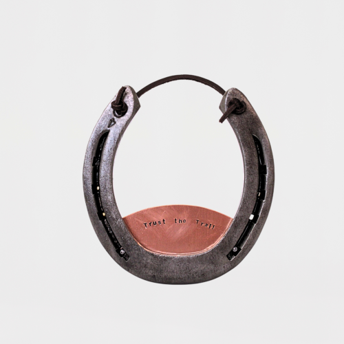 Plaque Horseshoe “Trust the Trail”