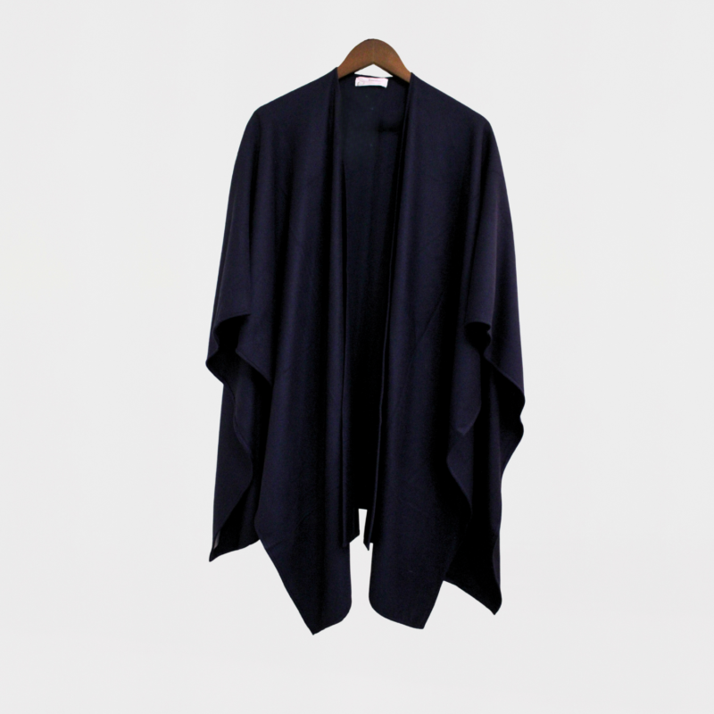 Untitled design Bamboo Rayon Travel Wrap in Navy