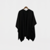 Untitled design Bamboo Rayon Travel Wrap in Black