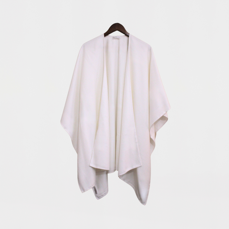 Untitled design Bamboo Rayon Travel Wrap in White