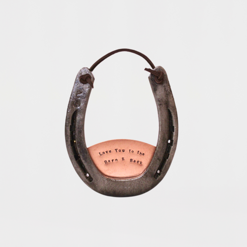 Untitled design Plaque Horseshoe “Love You to the Barn and Back”