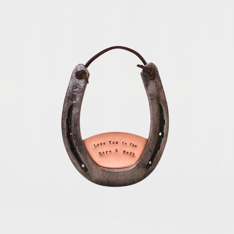 Untitled design Plaque Horseshoe “Love You to the Barn and Back”